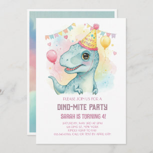 DINO-MITE BIRTHDAY INBJUDNINGAR