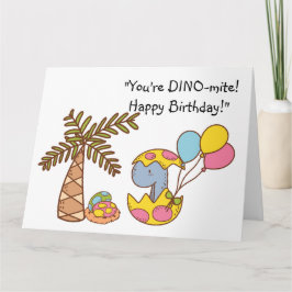 DINO-mite Birthday Kort
