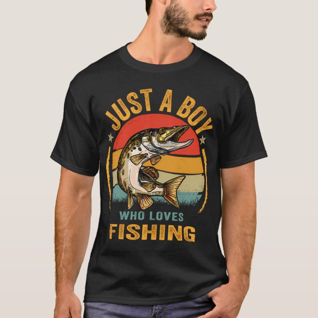 Dino-Mite Fiskare T Shirt (Framsida)