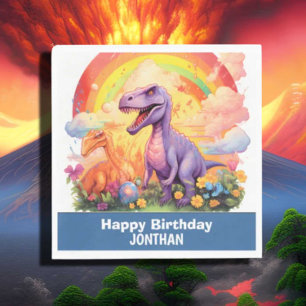 Dino-Mite-Födelsedagsfest Pappersservett