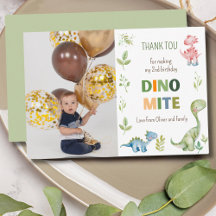Dino-mite födelsedagsfoto