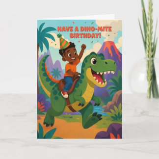 Dino-Mite Födelsedagskort Helgkort