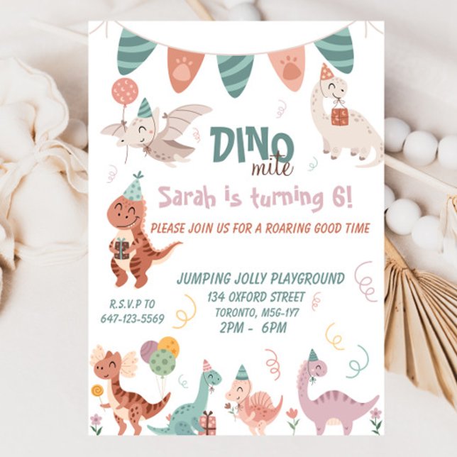 DINO-MITE! INBJUDNINGAR (Skapare uppladdad)