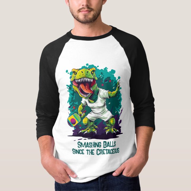 Dino-mite rolig pickleball  t shirt (Framsida)