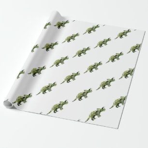 Dino Mood , Dinosaur Art Gift Wrap Presentpapper