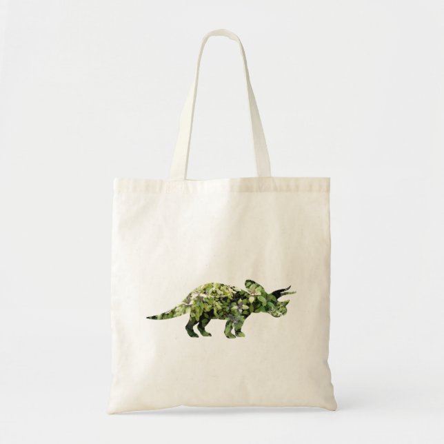 Dino Mood Tote Bag Tygkasse (Framsidan)