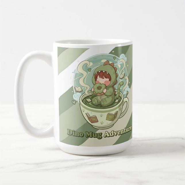 Dino Muggäventyr Kaffemugg (Vänster)