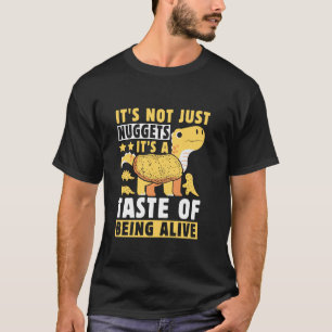 Dino-Nugget-Kudde Dino-Nugget-Mygga Kyckling-Nugge T Shirt