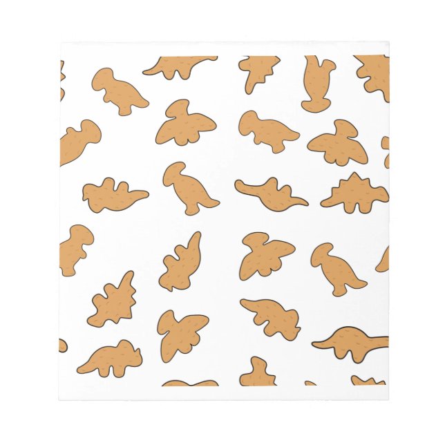 Dino Nuggets Pattern Anteckningsblock (Framsida)