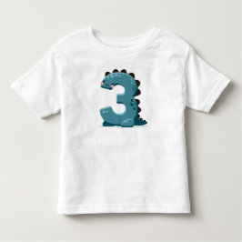Dino nummer Träd T Shirt