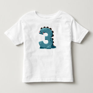 Dino nummer Träd T Shirt