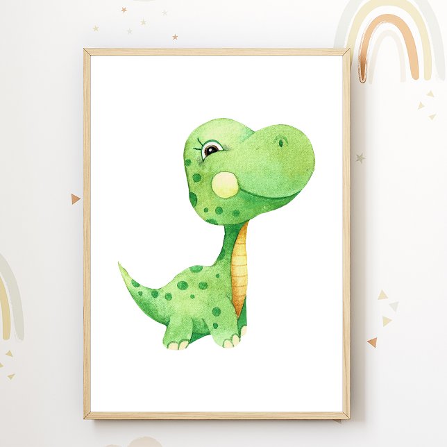 Dino Nursery Poster Dinosaur Kids Room Decor (Skapare uppladdad)