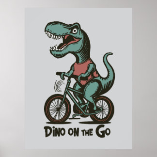 Dino på språng poster