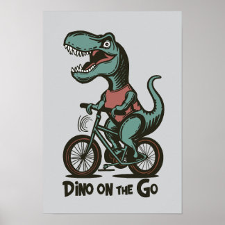 Dino på språng poster