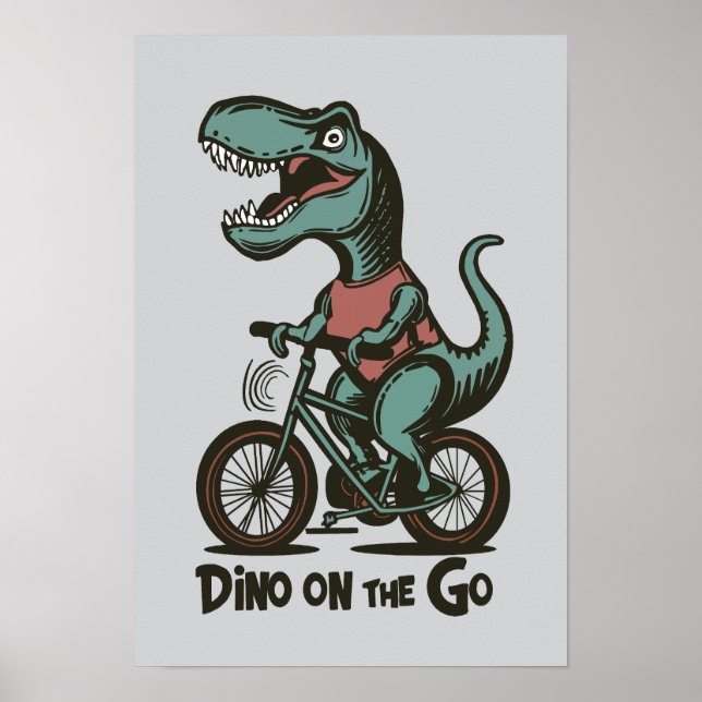 Dino på språng poster (Framsidan)