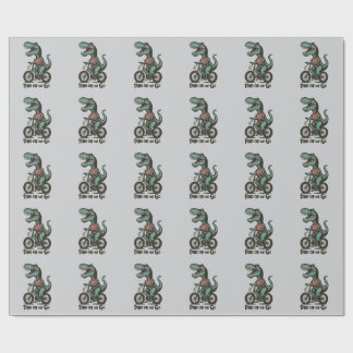 Dino på språng presentpapper