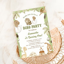 Dino Party | Cute Dinosaurs första födelsedag