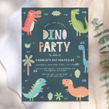 Dino Party | Söta dinosaurier Första födelsedag