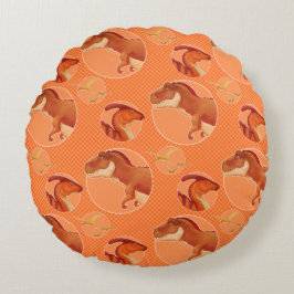 Dino Pillow Rund Kudde