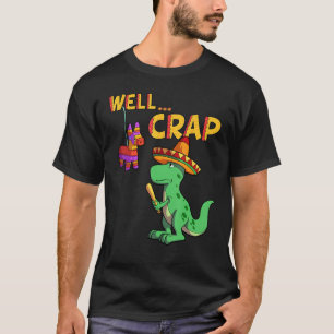 Dino Pinata Funny Cinco De Mayo T-Rex Sombrero Mex T Shirt
