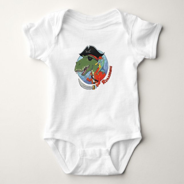 Dino Pirat Tee Shirt (Framsida)
