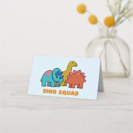 Dino-platskort Placeringskort