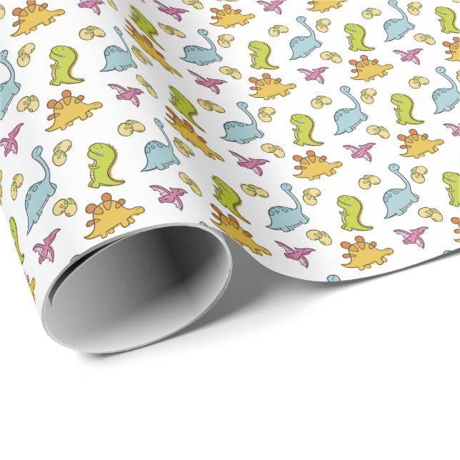 Dino Presentpapper (Rullad Hörn)
