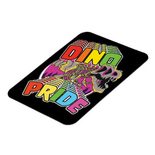Dino Pride logotyp Magnet