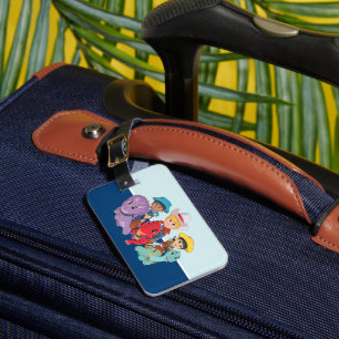 Dino Ranch Friends Design Bagagebricka