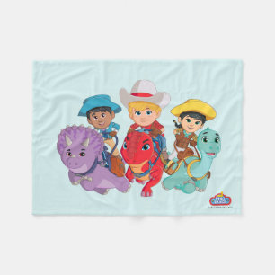 Dino Ranch Friends Design Fleecefilt