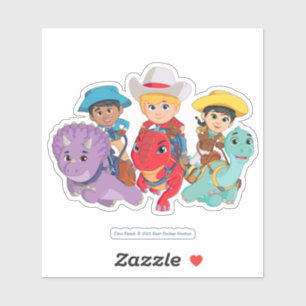 Dino Ranch Friends Design Klistermärken
