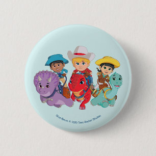 Dino Ranch Friends Design Knapp
