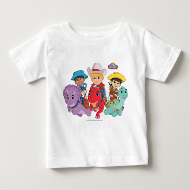 Dino Ranch Friends Design T Shirt (Framsida)