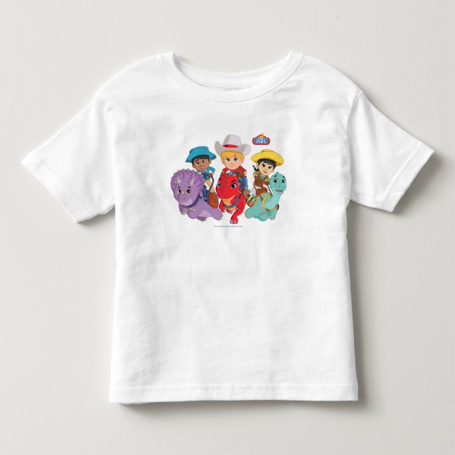 Dino Ranch Friends Design T Shirt (Framsida)