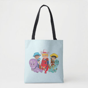 Dino Ranch Friends Design Tygkasse