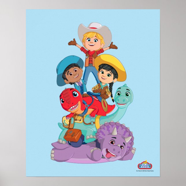 Dino Ranch Friends Poster (Framsidan)