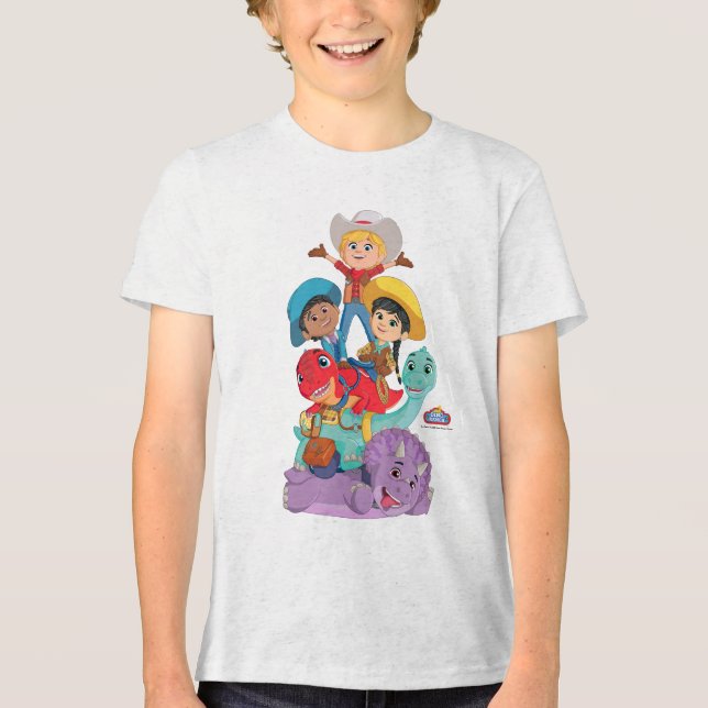 Dino Ranch Friends T Shirt (Framsida)