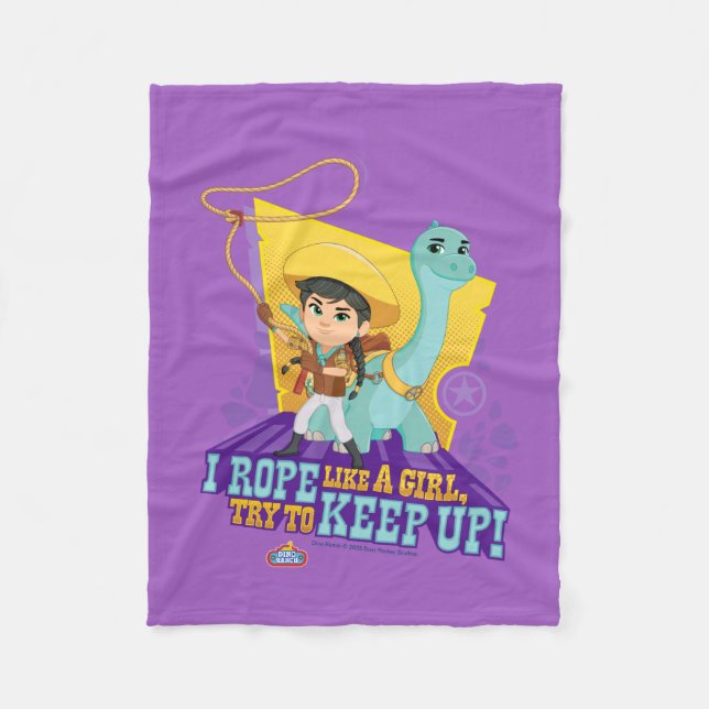 Dino Ranch | Min och Klöver Fleecefilt (Framsidan)