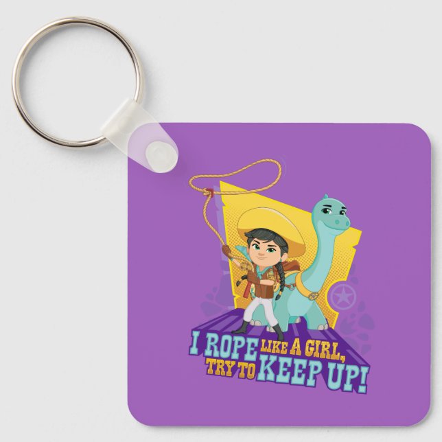 Dino Ranch | Min och Klöver Nyckelring (Framsida)