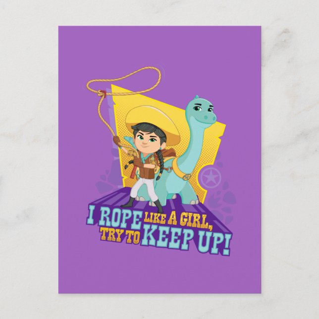 Dino Ranch | Min och Klöver Vykort (Framsida)