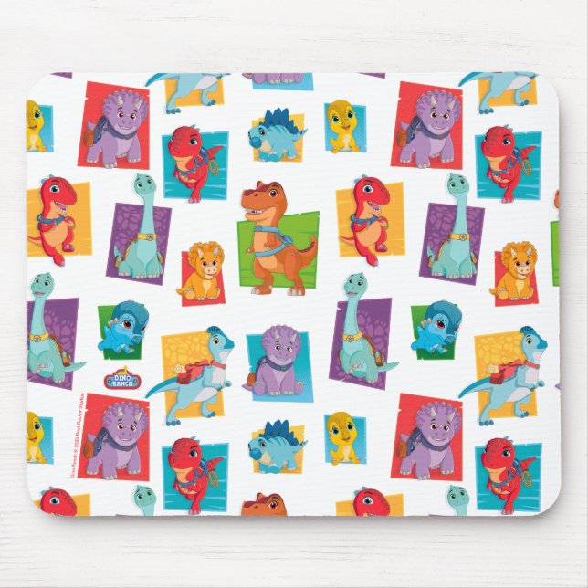 Dino Ranch Mönster Musmatta (Framsidan)