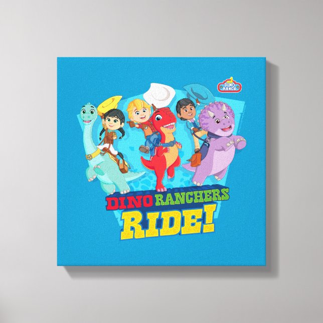Dino Ranch | Ranchers Ride! Canvastryck (Framsida)