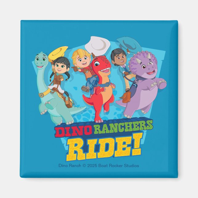 Dino Ranch | Ranchers Ride! Magnet (Framsidan)
