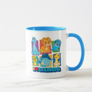 Dino Ranch Roligt och färgstarka dosinosaurer Mugg