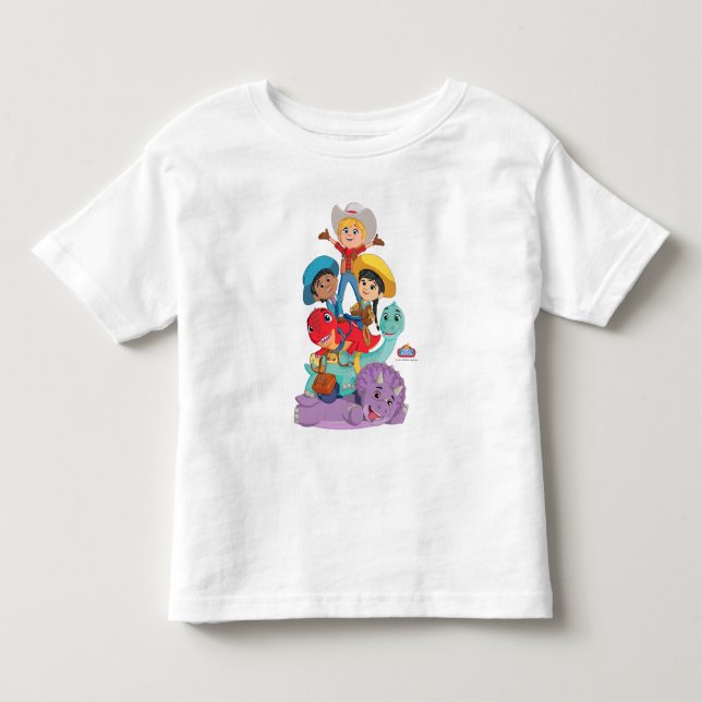 Dino Ranch Vänner T Shirt (Framsida)
