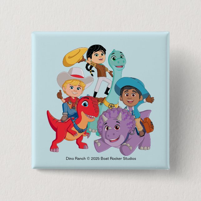 Dino Ranch Yee Haw! Knapp (Framsida)