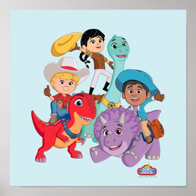 Dino Ranch Yee Haw! Poster (Framsidan)