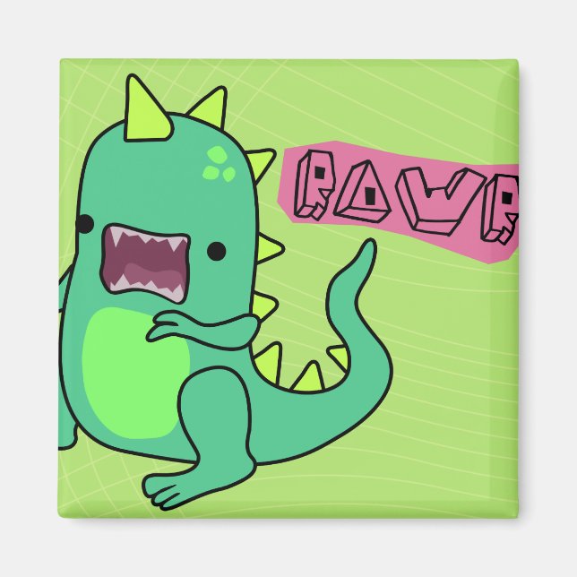 Dino Rawr Magnet (Framsidan)