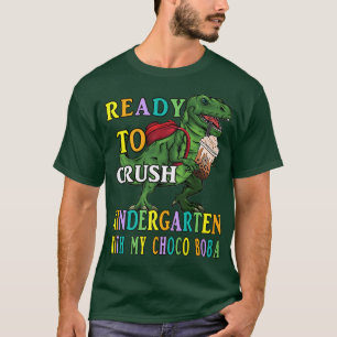 Dino-redo för att krossa Kindergarten, Choco Boba T Shirt