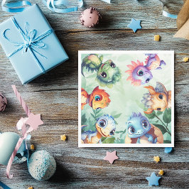 Dino Roar Birthday Bash Pappersservett